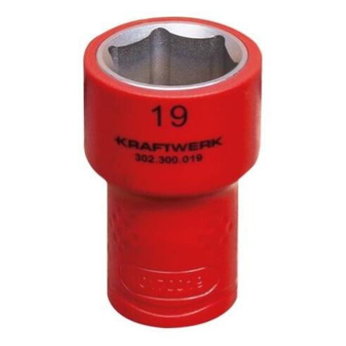 Kraftwerk Tools 302.300.019 3/8" dr. VDE socket 19 mm