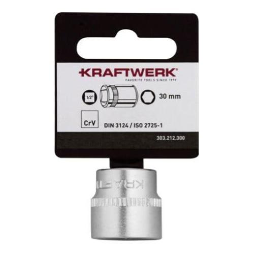 Kraftwerk Tools 303.212.300 BASIC LINE 1/2" socket 30 mm with hanger