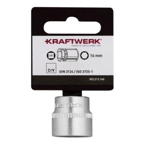 Kraftwerk Tools 303.213.160 BASIC LINE Chiave a bussola 3/8" 16 mm con gancio