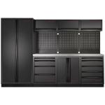 Kraftwerk Tools 3964G-BLK-IX MOBILIO BLK Mobili da officina a 4 elementi, Inox