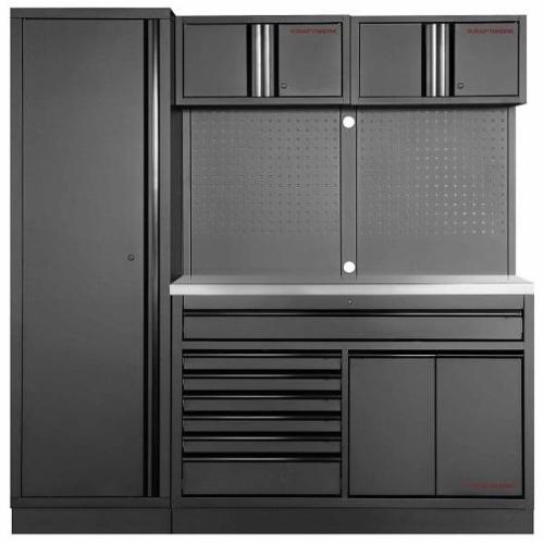 Kraftwerk Tools 3964K-BLK-021-IX MOBILIO BLK Mueble modular ancho 2 elementos, Inoxidable