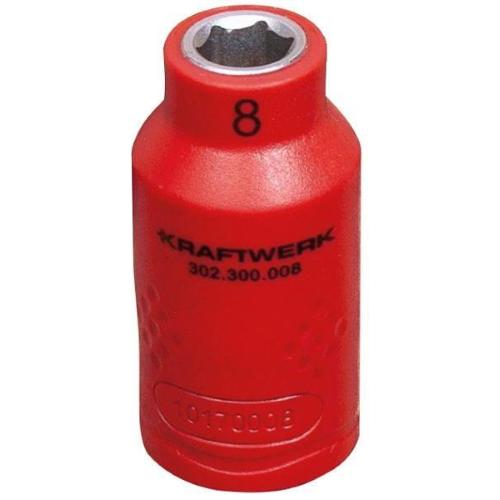 Kraftwerk Tools 302.300.008 3/8" Elektriker Stecknuss 8 mm VDE