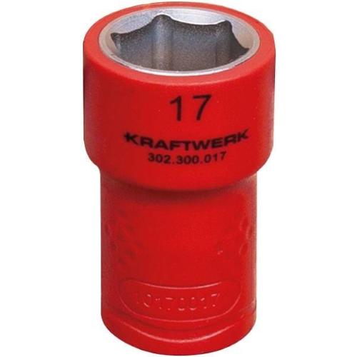 Kraftwerk Tools 302.300.017 3/8" Bussola isolata VDE 17 mm