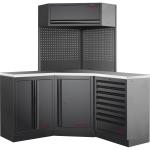 Kraftwerk Tools 3964R-BLK-IX MOBILIO BLK 3er Kombi Eckelement, Edelstahl 430