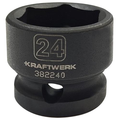 Kraftwerk Tools 382240 1/2" dr. stubby impact socket 24 mm