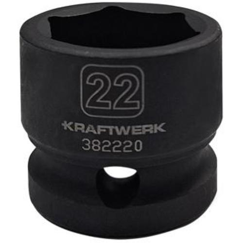 Kraftwerk Tools 382220 1/2" dr. presa d'impatto stubby 22 mm