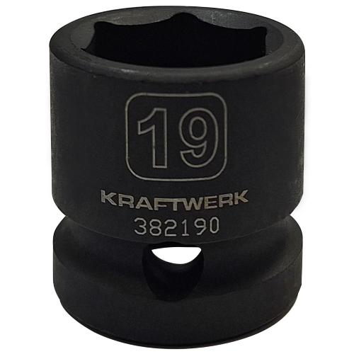 Kraftwerk Tools 382190 1/2" dr. presa d'impatto 19 mm